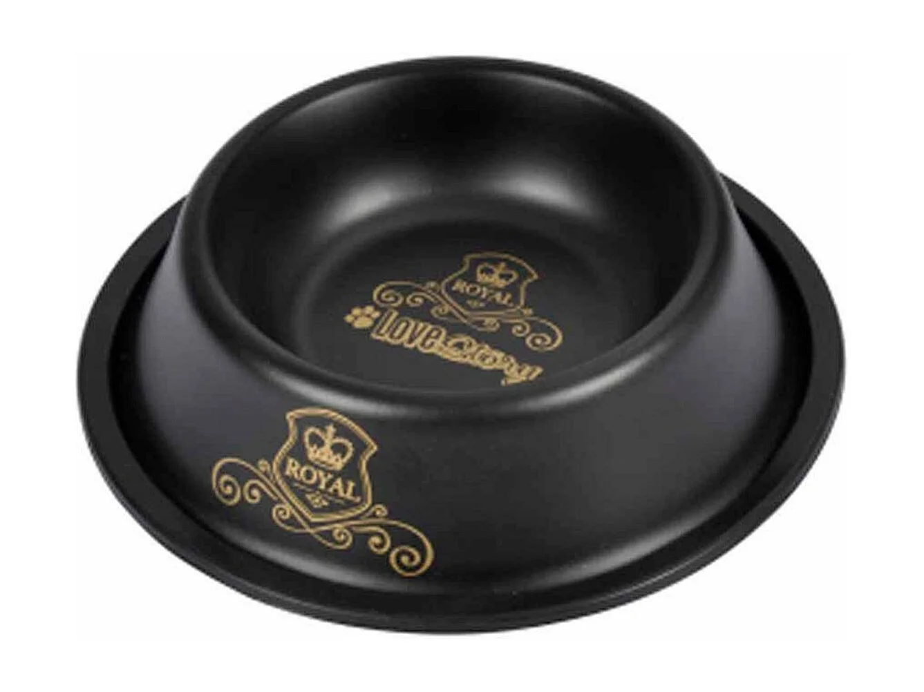 Gamelle pour Chien & Chat "Luxury" 15cm Noir