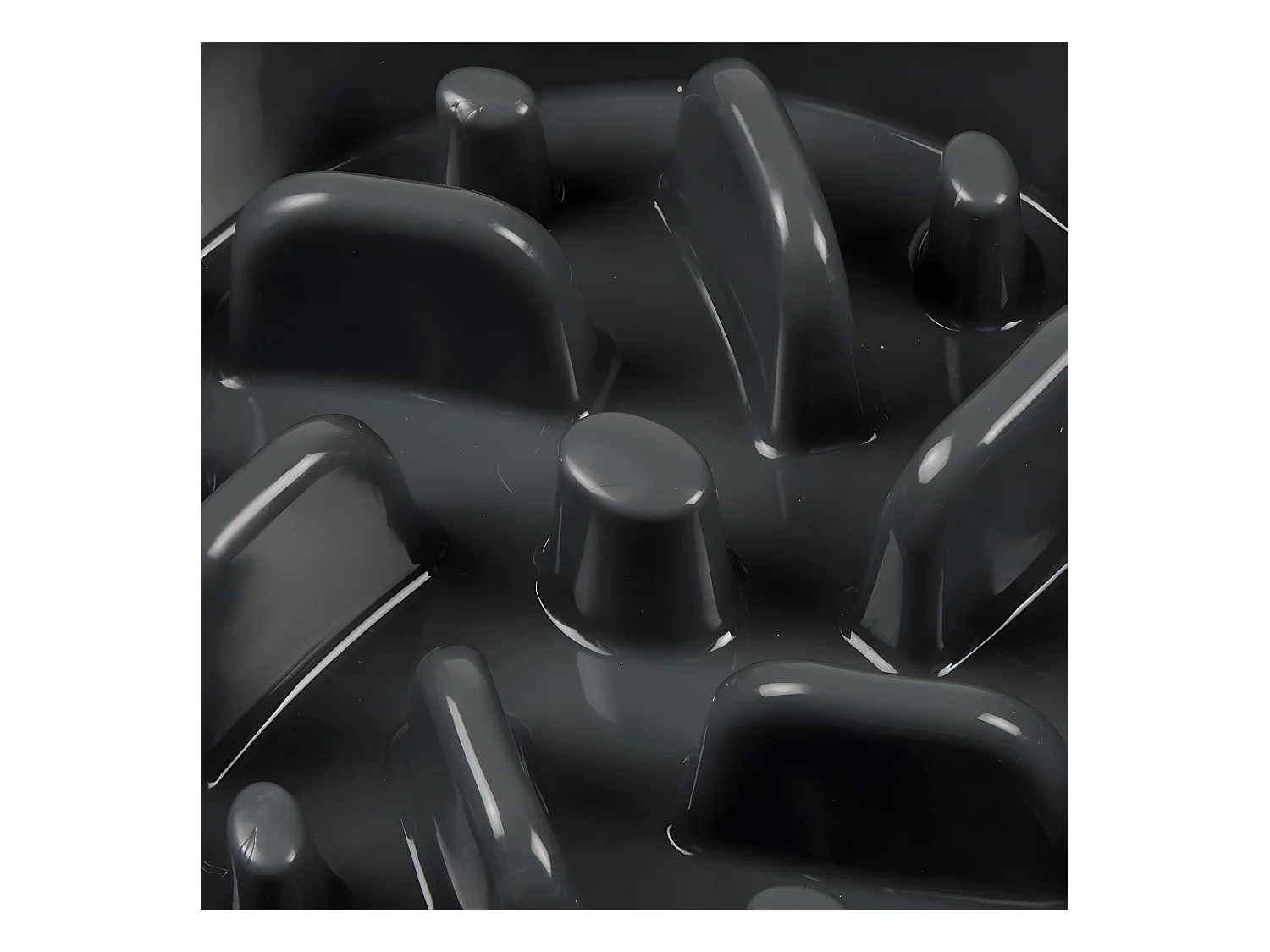 Gamelle pour Chien & Chat "Anti-Glouton" 19cm Anthracite