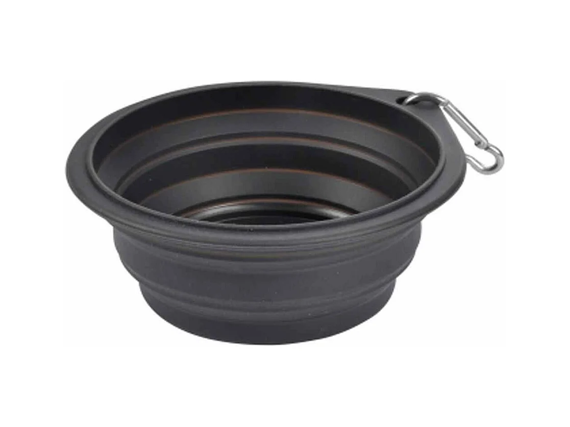 Gamelle Rétractable pour Chien "Voyage" 15cm Anthracite