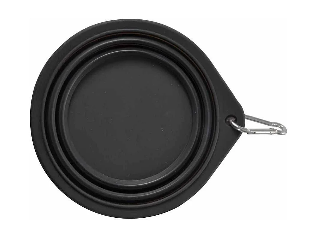 Gamelle Rétractable pour Chien "Voyage" 15cm Anthracite