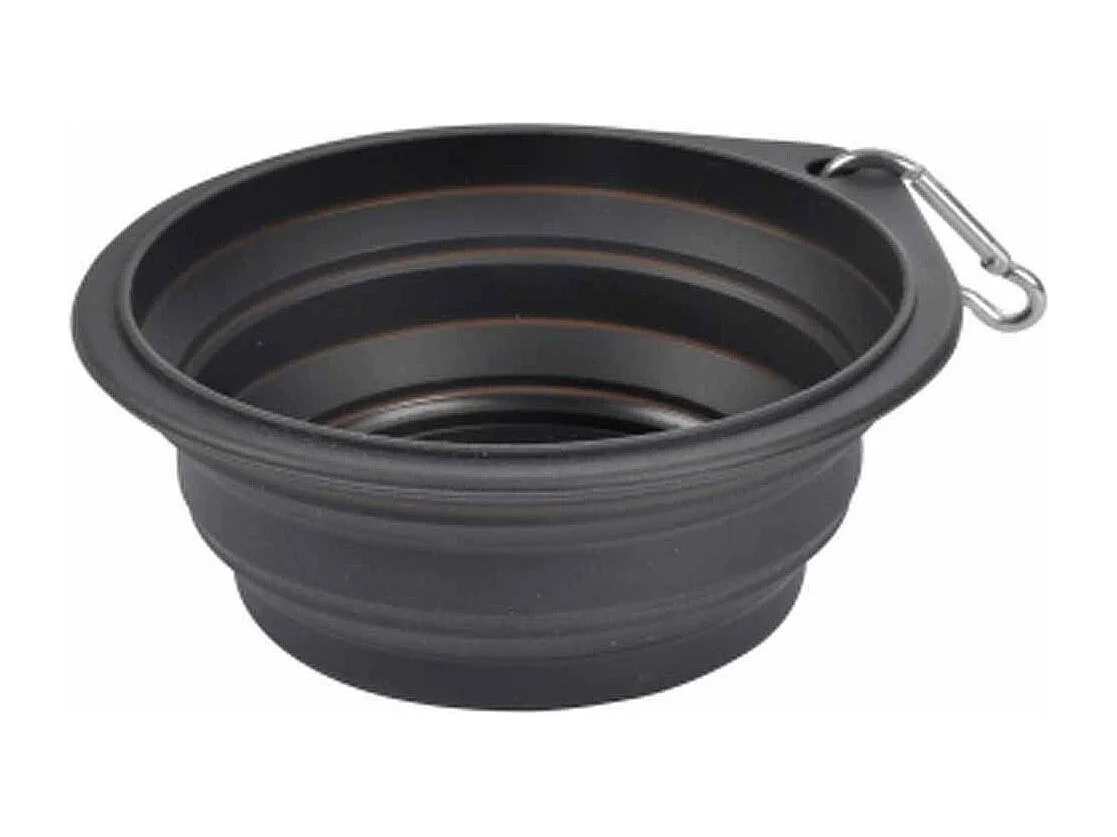 Gamelle Rétractable pour Chien "Voyage" 15cm Anthracite