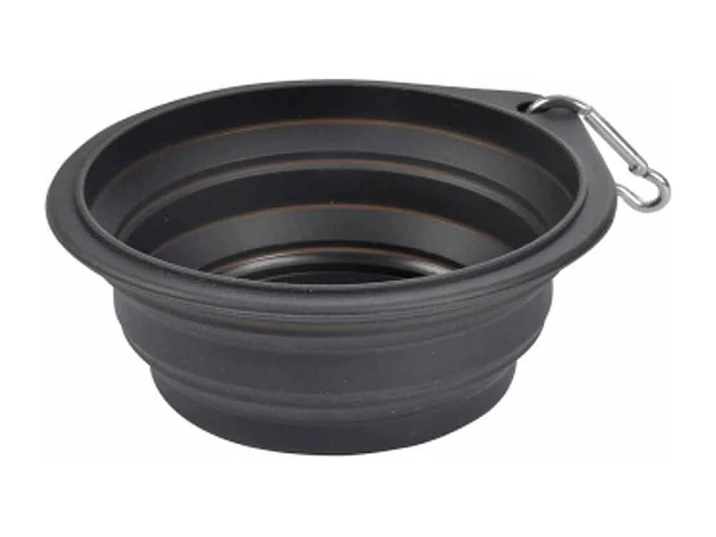 Gamelle Rétractable pour Chien "Voyage" 15cm Anthracite