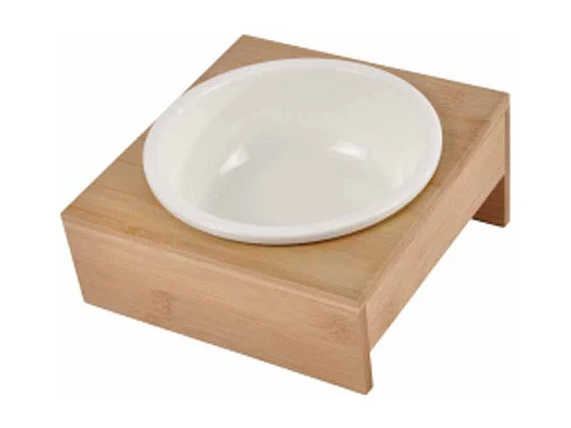 Gamelle pour Chien & Chat "Bambou" 20cm Naturel