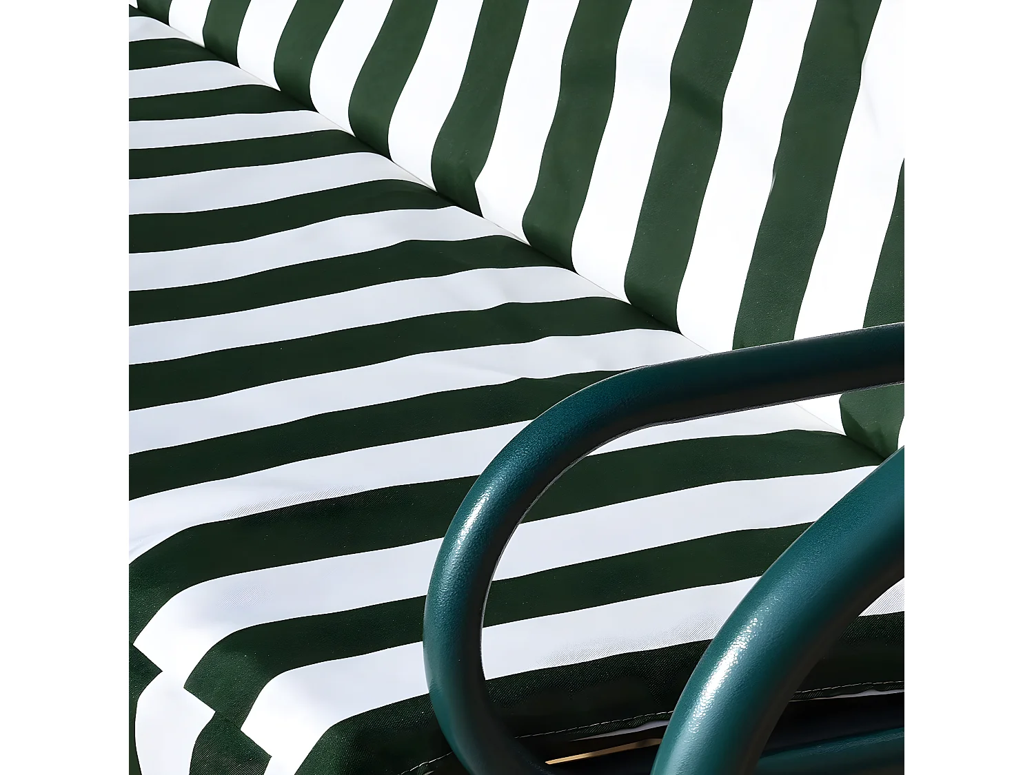 Balancelle de Jardin sur Pied pour 3 Personnes avec Toit Imperméabilisant Idéal pour Jardin Terrasse Vert