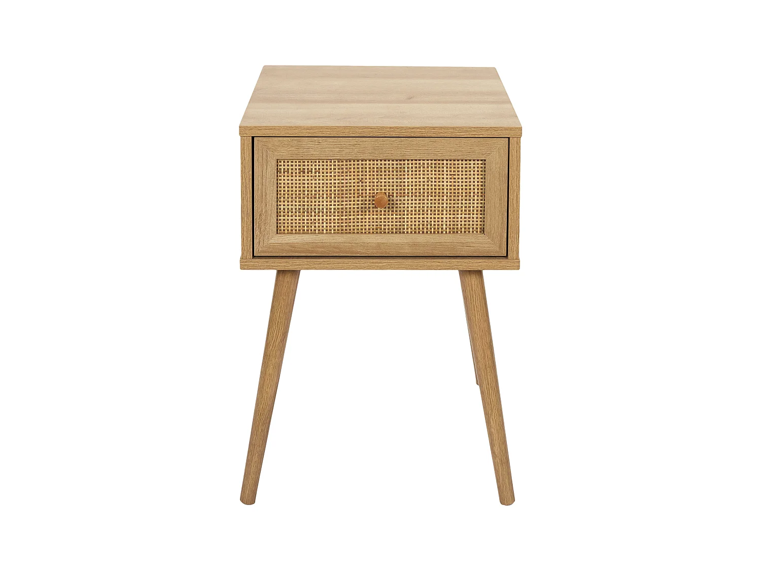 Table de Chevet 1 Tiroir "Bali" 55cm Naturel