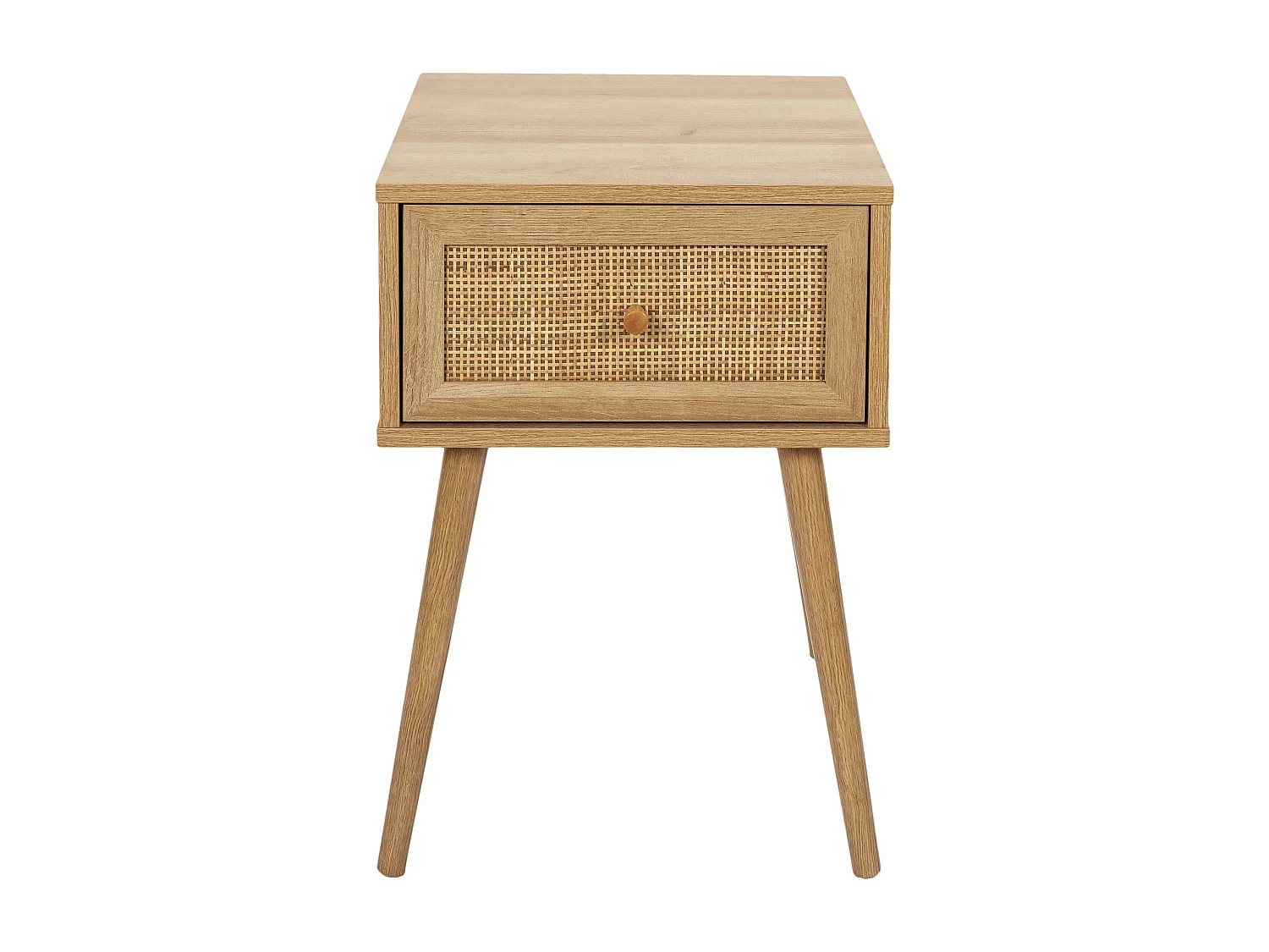 Table de Chevet 1 Tiroir "Bali" 55cm Naturel