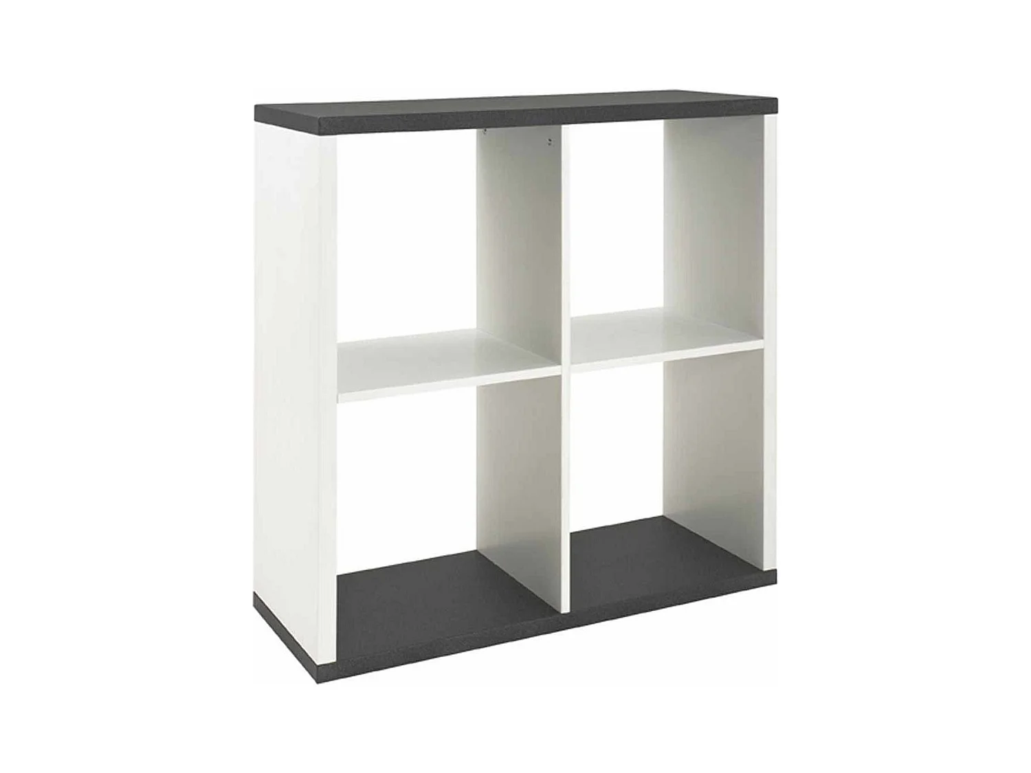 Étagère Design 4 Cases "Granit" 86cm Blanc