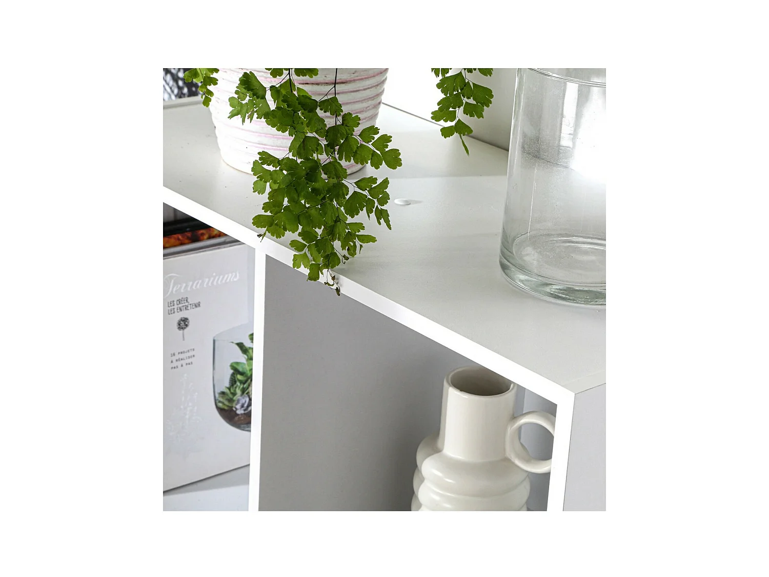 Opbergplank met 8 vakken - L62 x H123 cm