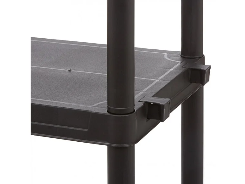 Etagère 4 Niveaux "Universal" 60cm Noir