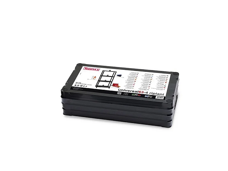 Etagère 4 Niveaux "Universal" 60cm Noir