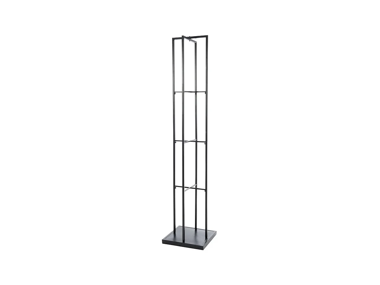 Etagère 4 Niveaux en Métal "Coussins" 211cm Noir