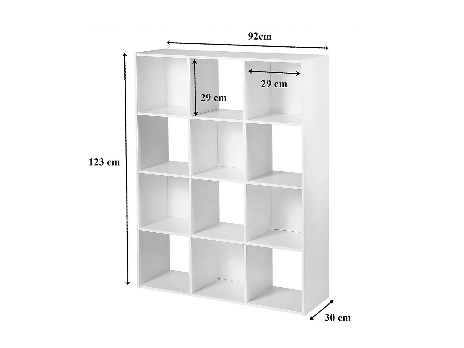 Półka do przechowywania 12 pudełek L93 cm - COMPO
