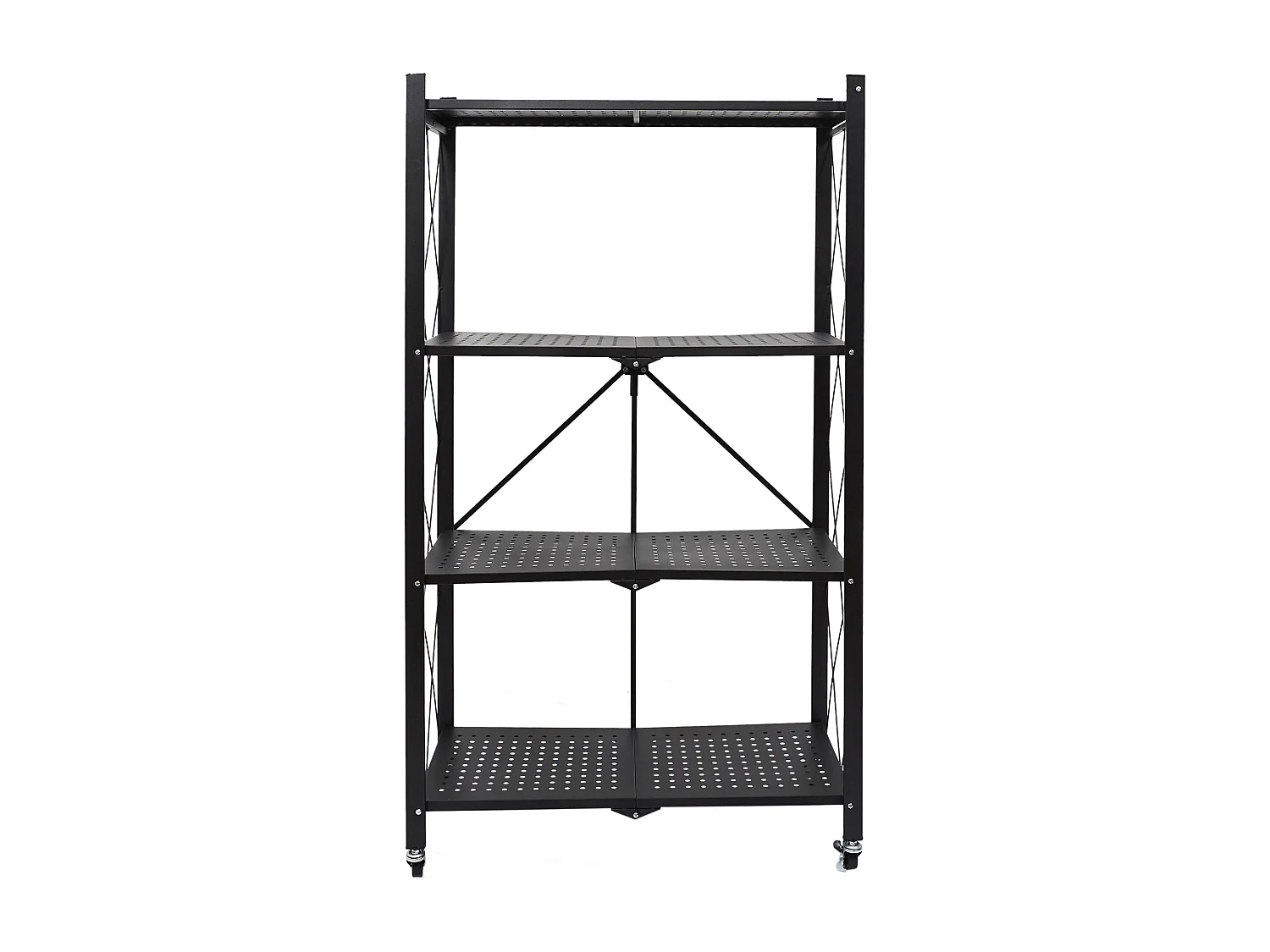 Etagere Pliable 4 Niveaux Noir