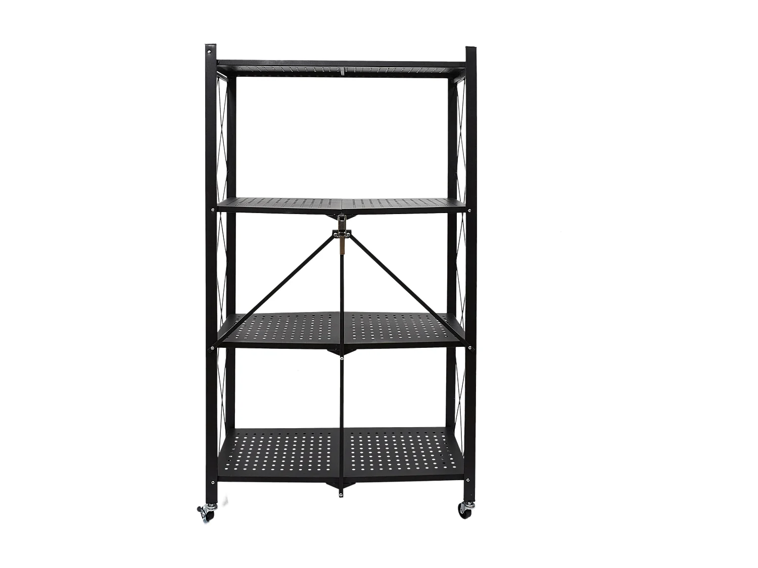 Etagere Pliable 4 Niveaux Noir