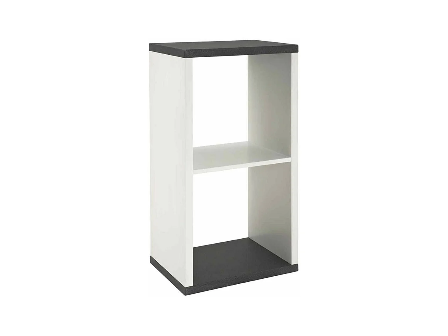 Étagère Design 3 Niveaux "Granit" 84cm Blanc