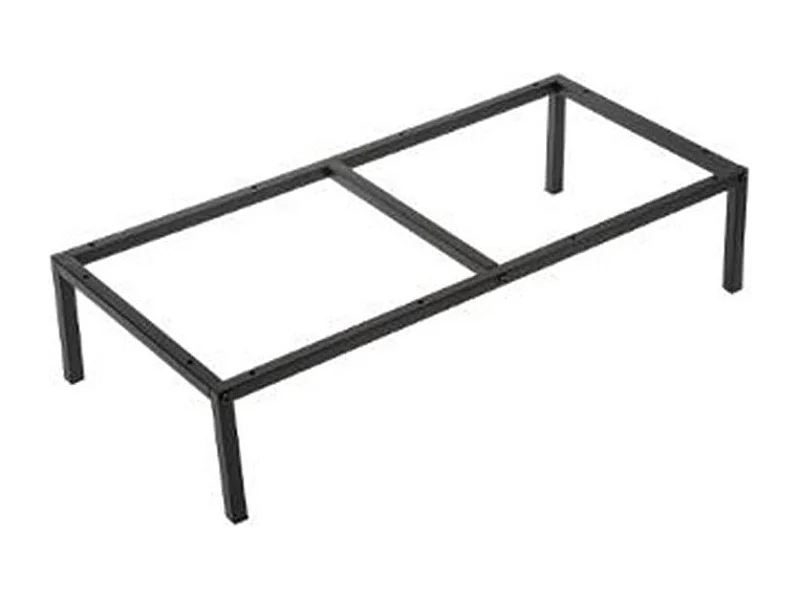 Pied en Métal pour Étagère "Mix n' Modul" 67cm Noir