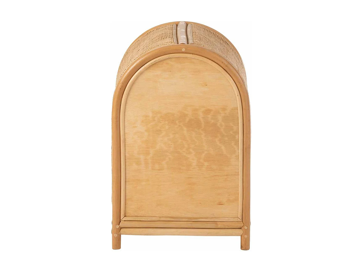 Étagère 1 Porte en Rotin "Ellen" 60cm Naturel