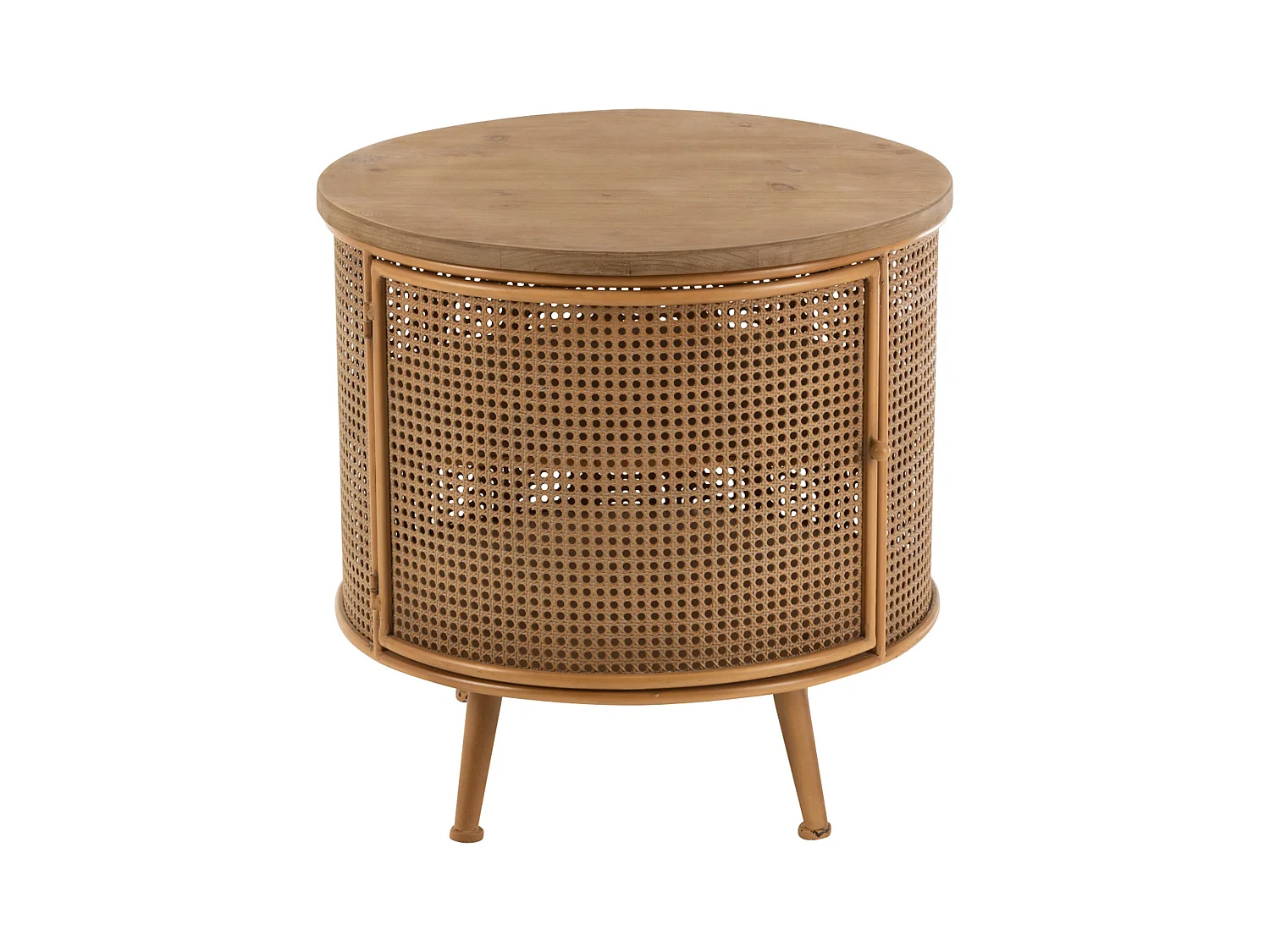 Table de Chevet en Bois "Lisea" 60cm Marron