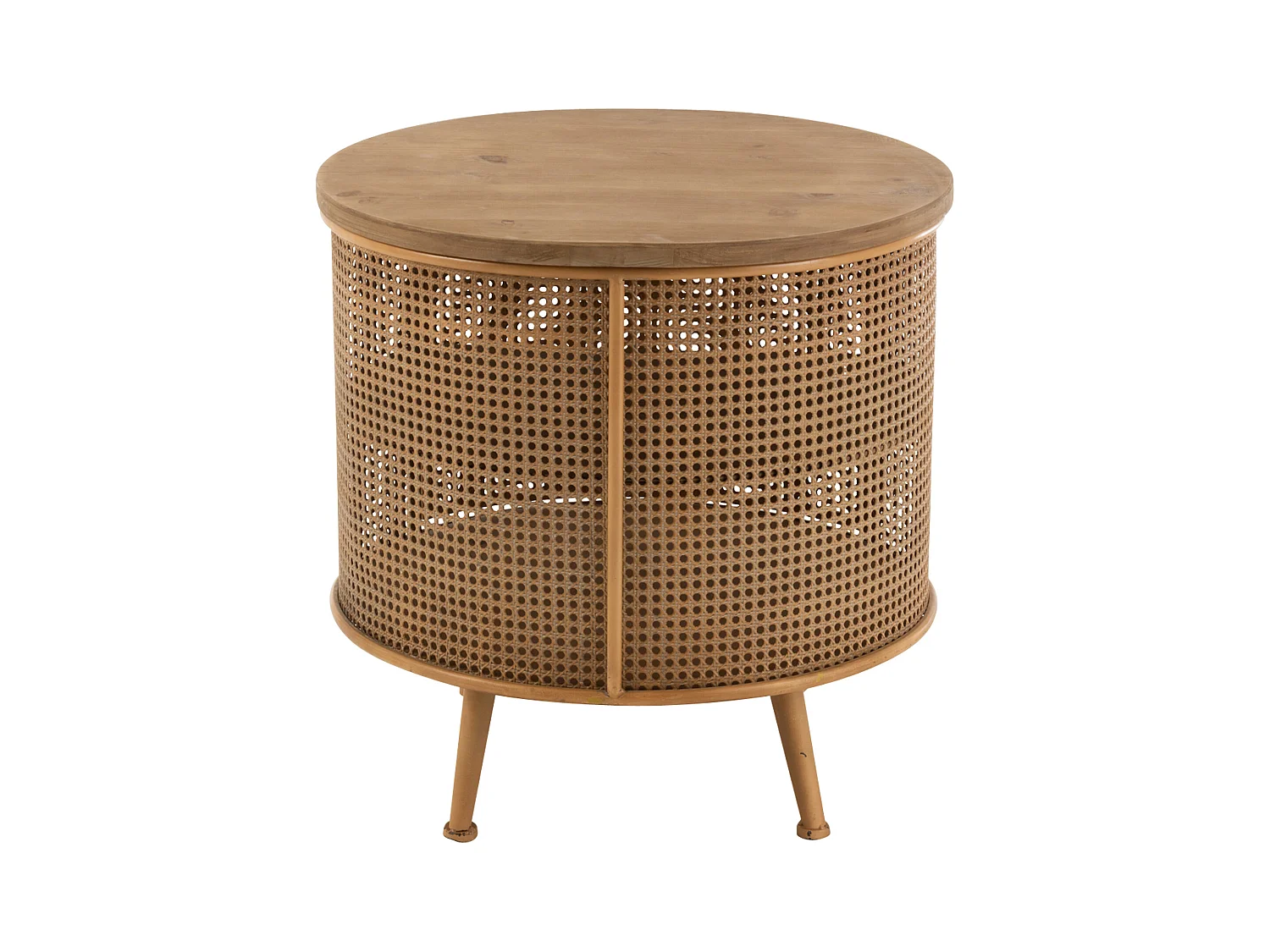 Table de Chevet en Bois "Lisea" 60cm Marron