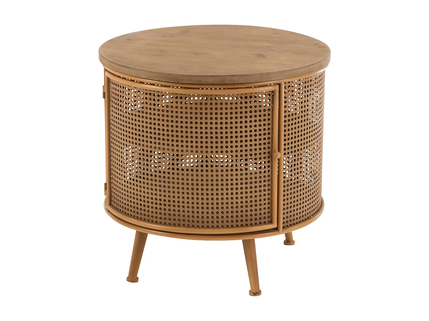 Table de Chevet en Bois "Lisea" 60cm Marron