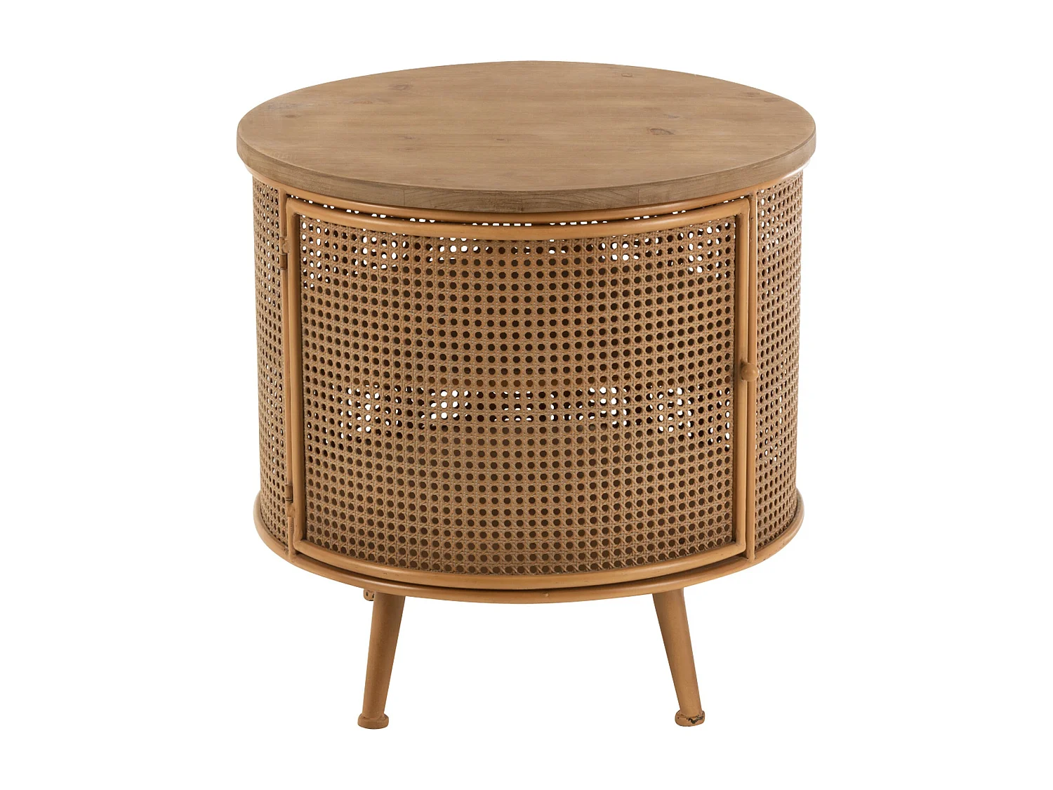 Table de Chevet en Bois "Lisea" 60cm Marron