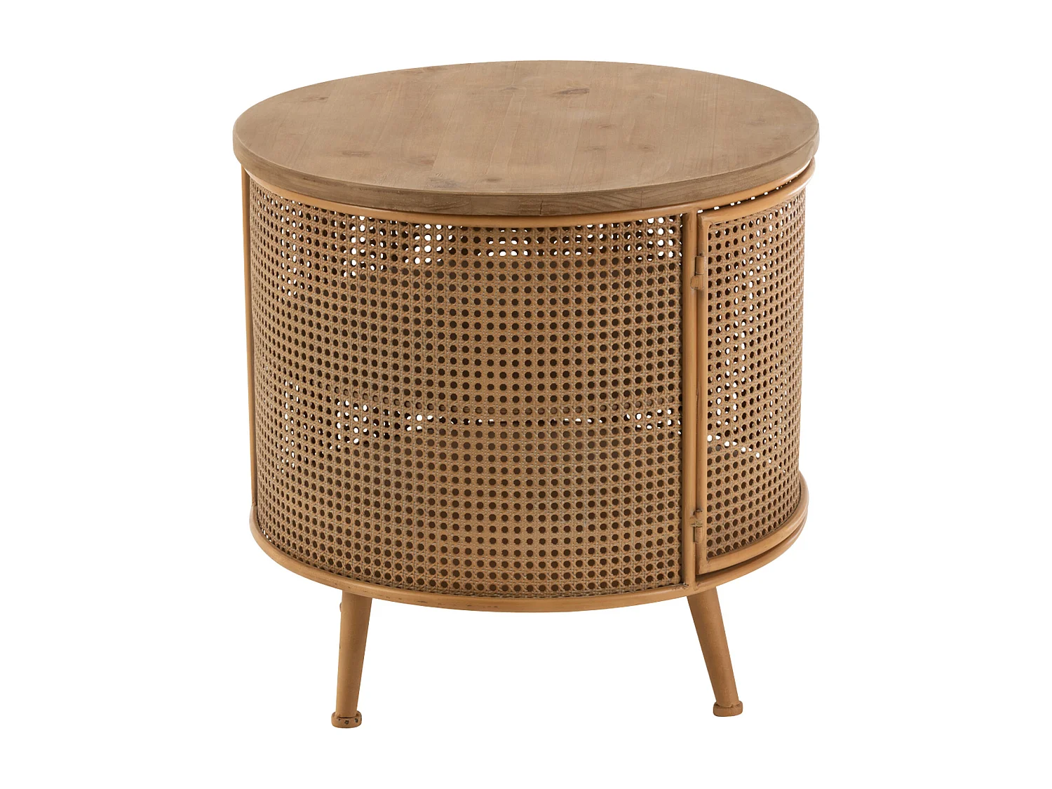 Table de Chevet en Bois "Lisea" 60cm Marron