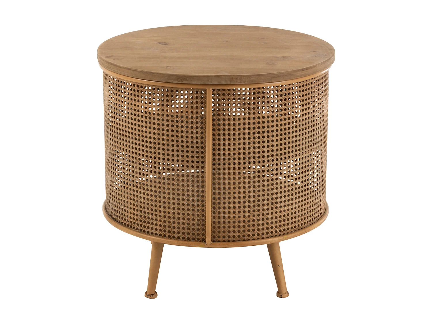 Table de Chevet en Bois "Lisea" 60cm Marron