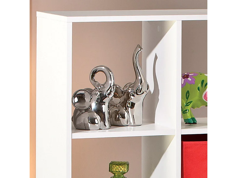 Étagère 16 Compartiments "Kase" 144cm Blanc
