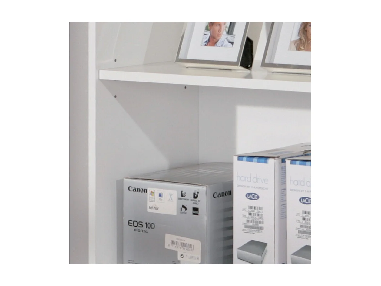 Étagère 4 Niveaux "Delnice" 145cm Blanc