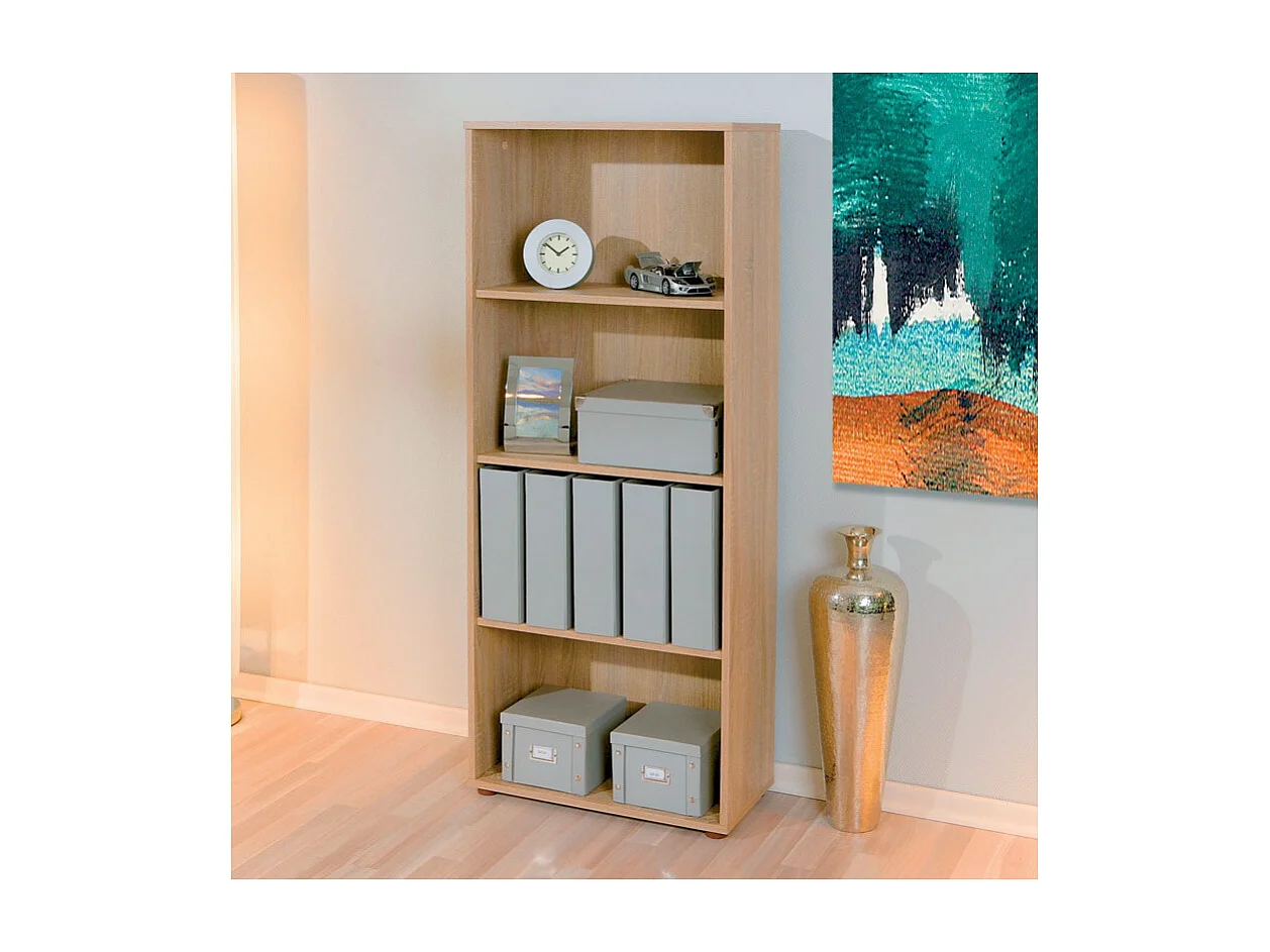 Étagère 4 Niveaux "Delnice" 145cm Chêne Sonoma