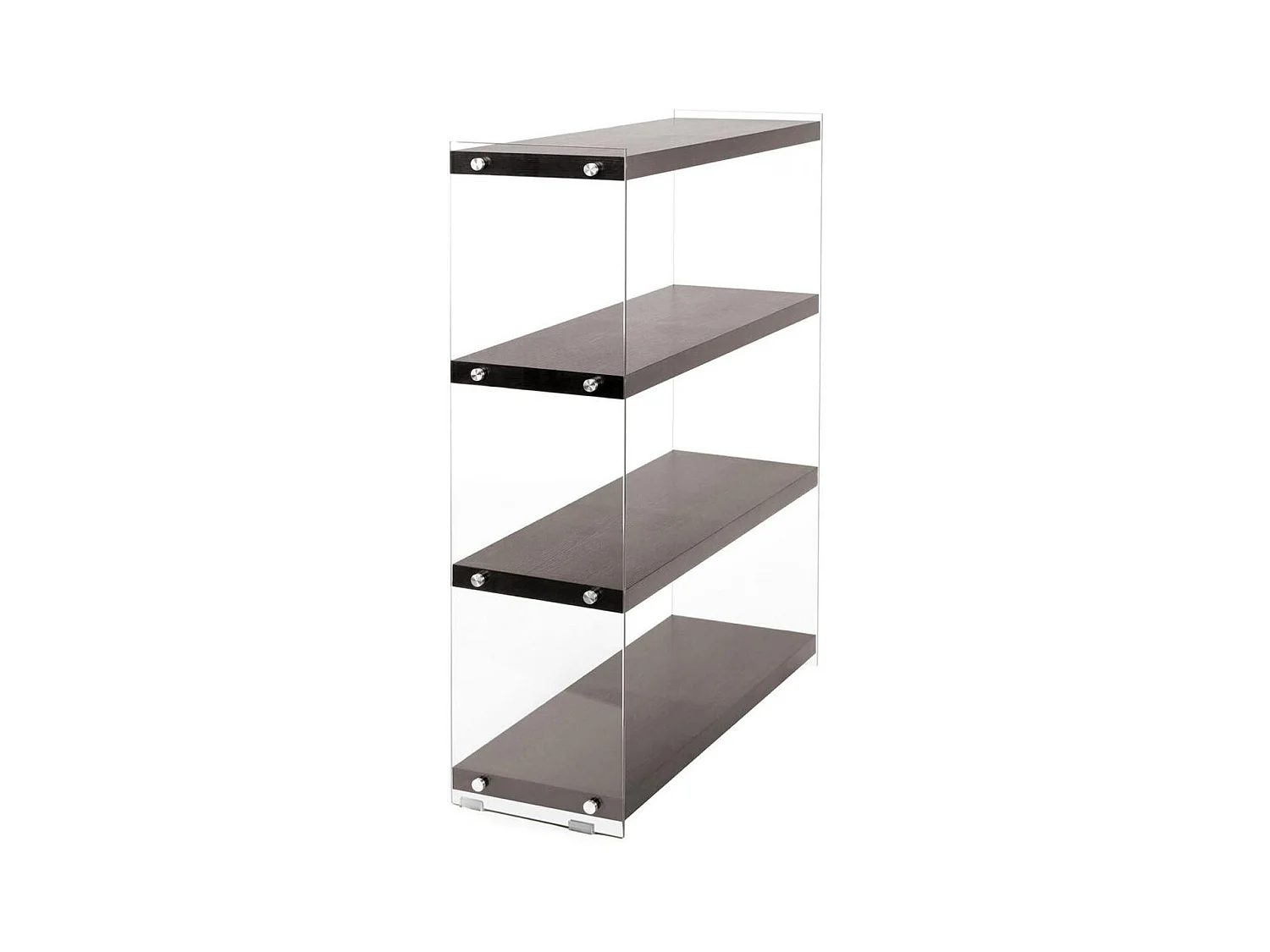 Étagère 4 Niveaux "Elementary" 113cm Marron Foncé
