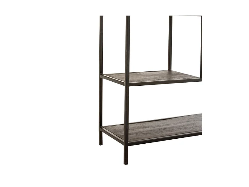 Étagère 10 Niveaux Design "Fien" 195cm Marron