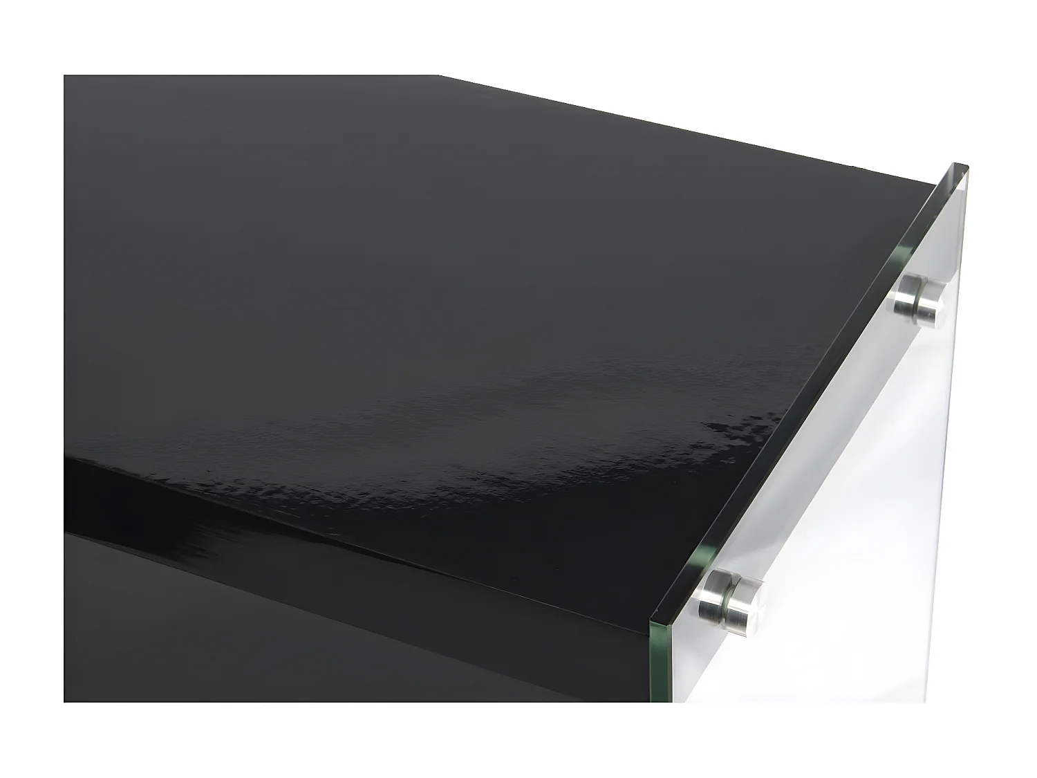 Étagère 4 Niveaux "Elementary" 113cm Noir Brillant