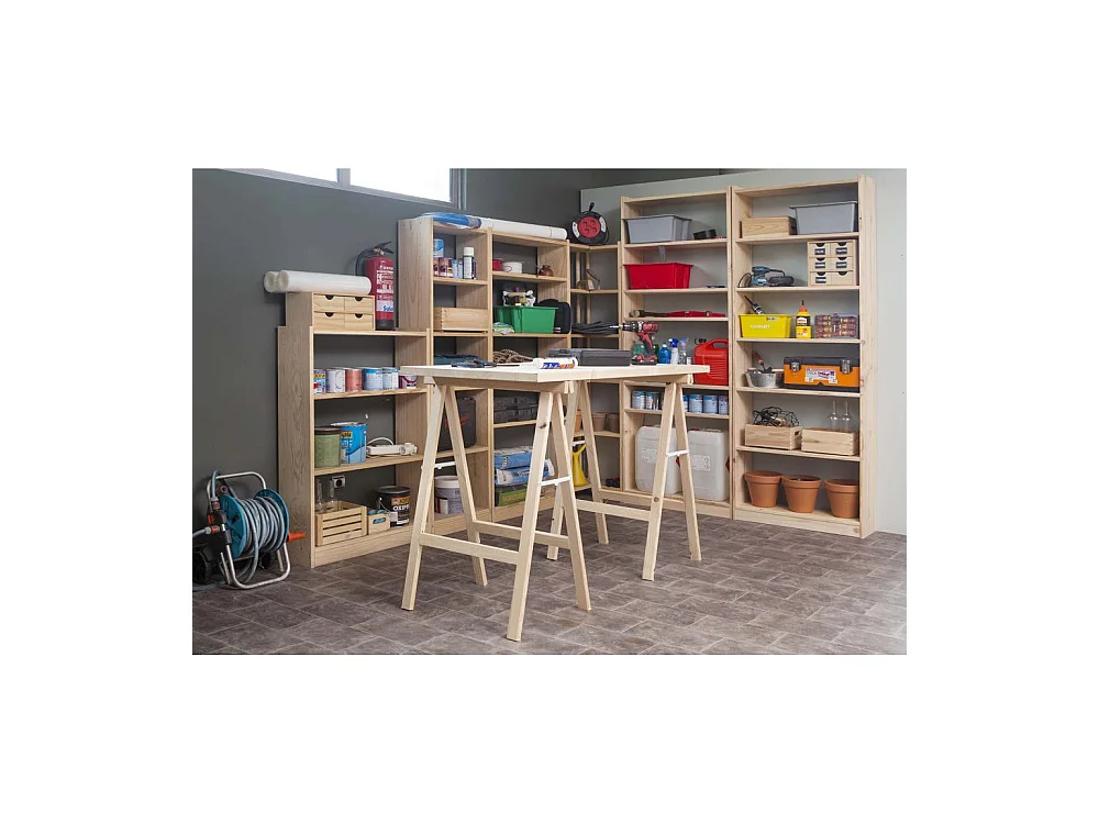 Tréteau en pin 1m de hauteur section 50x23 mm