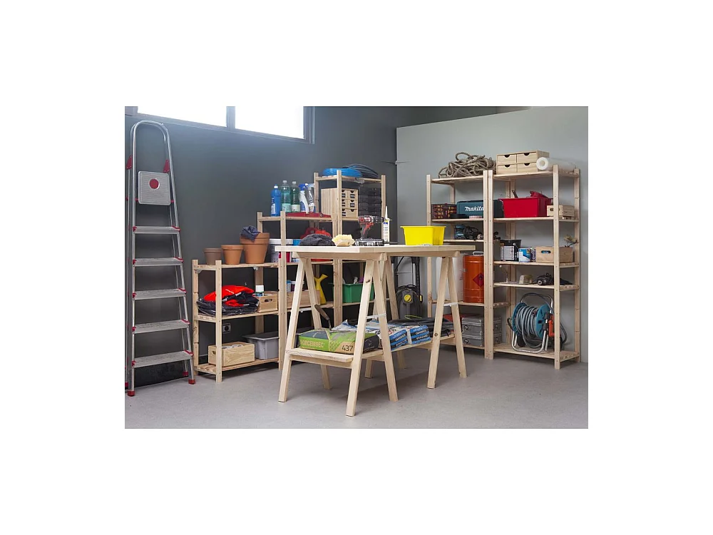 Tréteau en pin 1m de hauteur section 50x23 mm