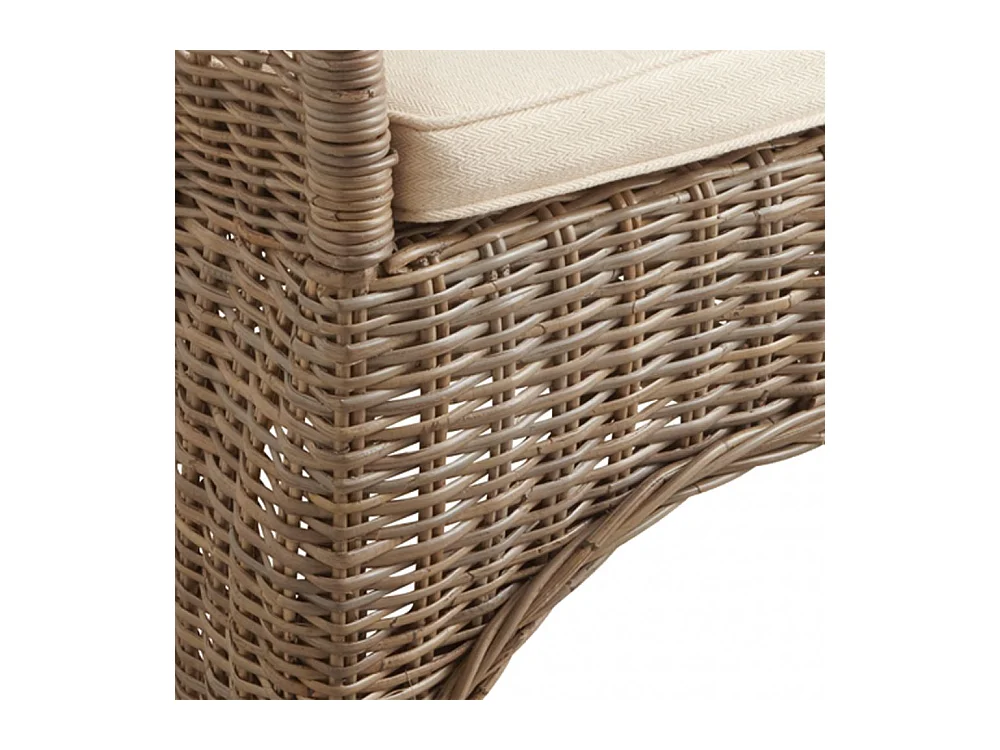 Fauteuil poelet gris Ara