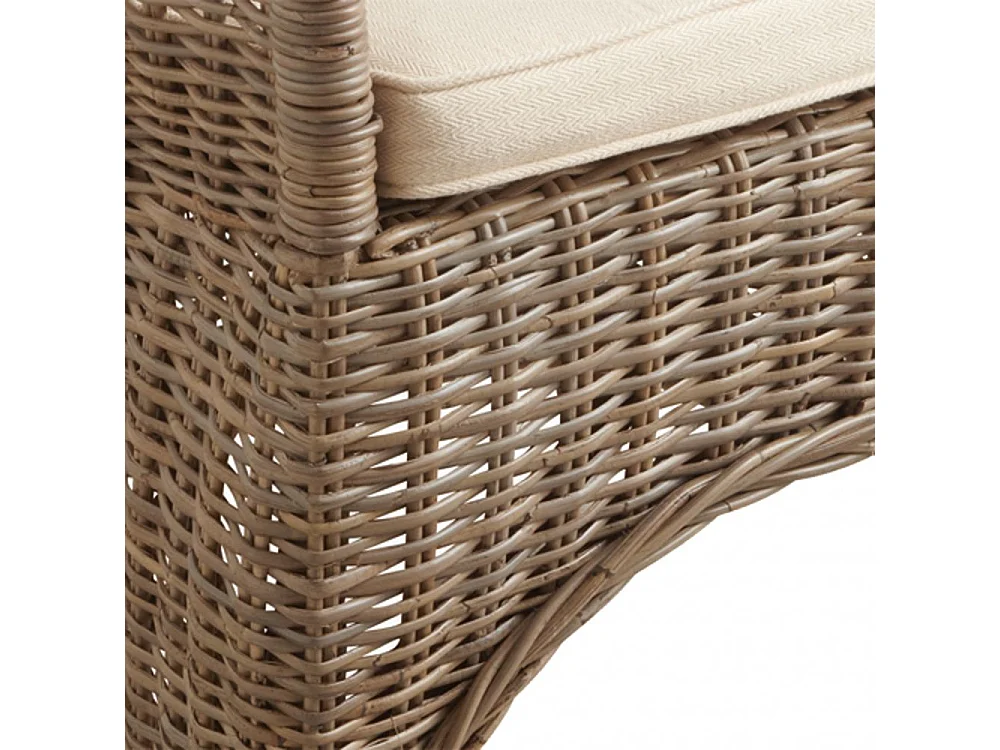 Fauteuil poelet gris Ara