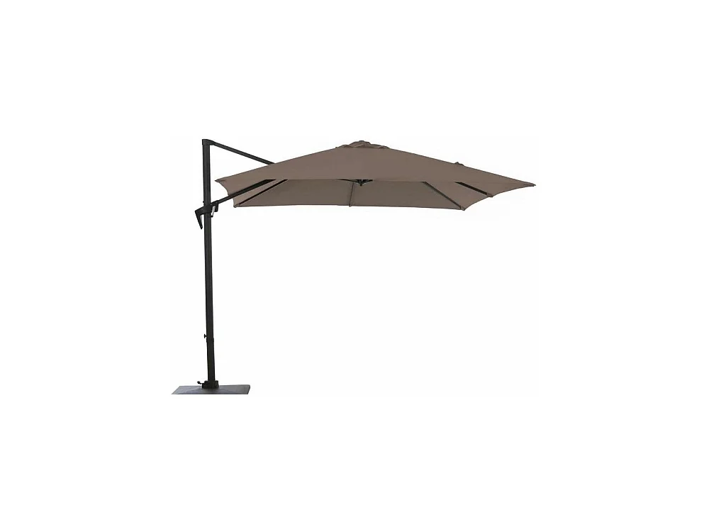 Parasol déporté rectangulaire en aluminium 3x4m Roma