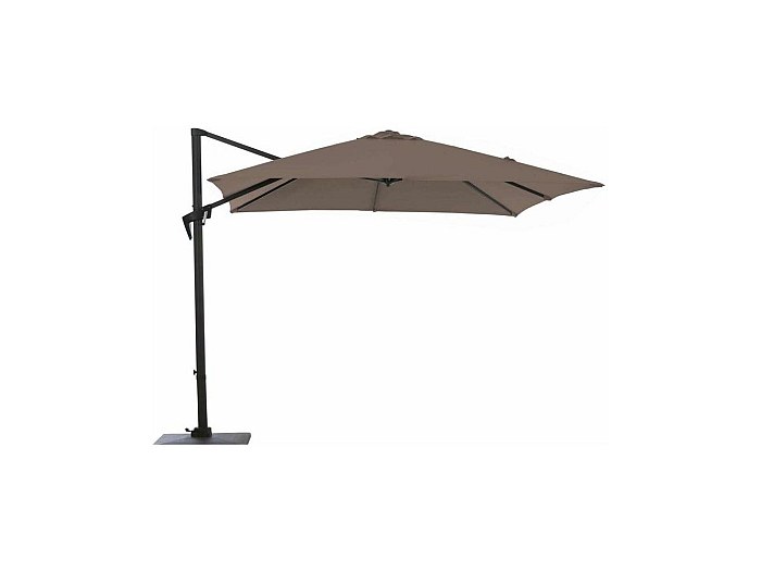 Garden Friend O850004 Ombrellone Da Giardino Rettangolare 2x3 Mt Apertura A Manovella Senza Base Colore Bianco 88654107