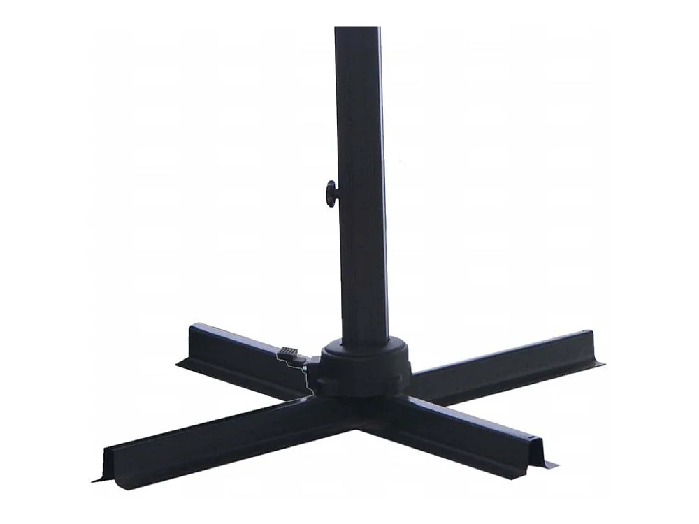 Parasol déporté rectangulaire en aluminium 3x4m Roma