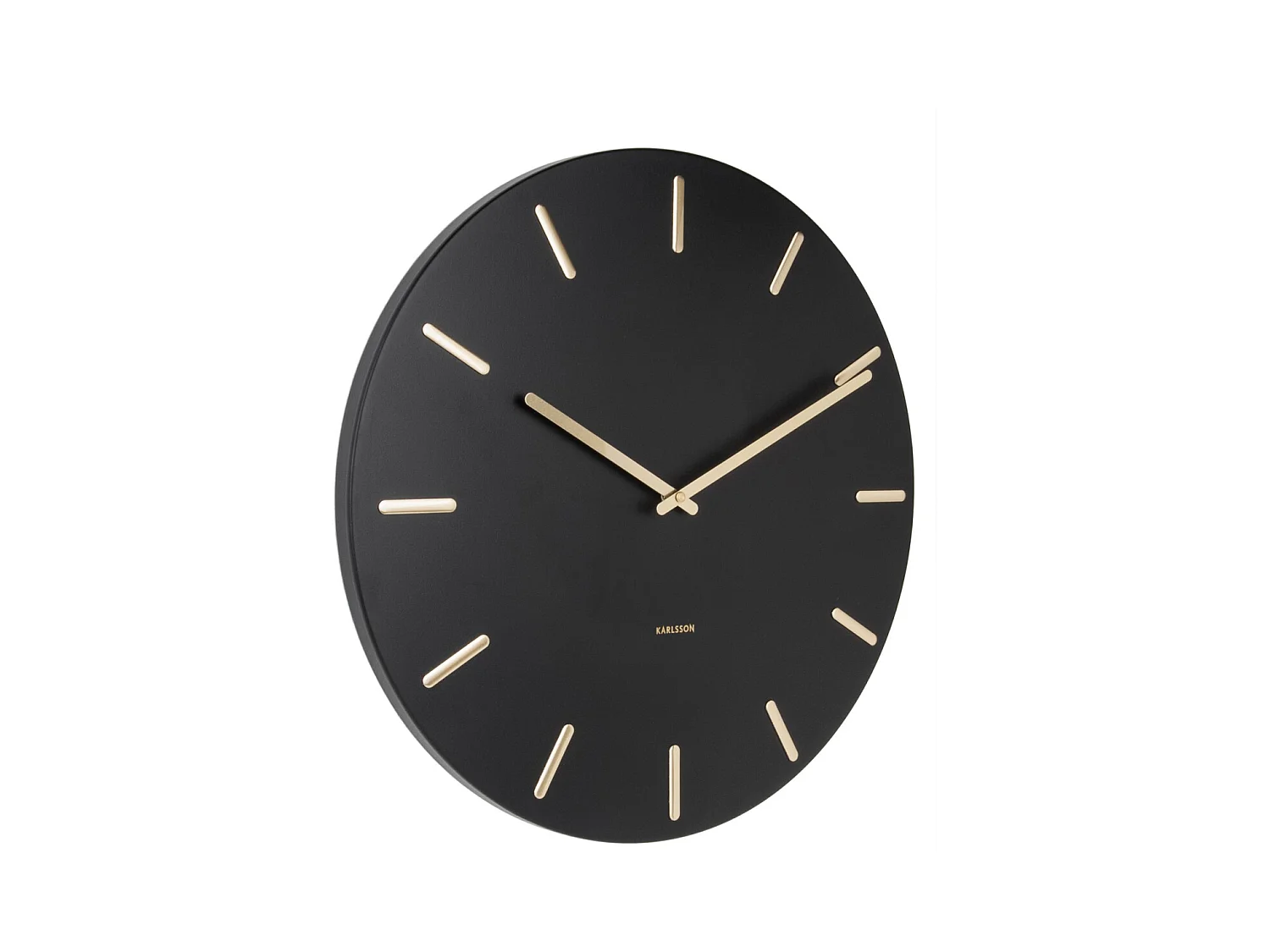 Horloge en métal Charme 45 cm Noir