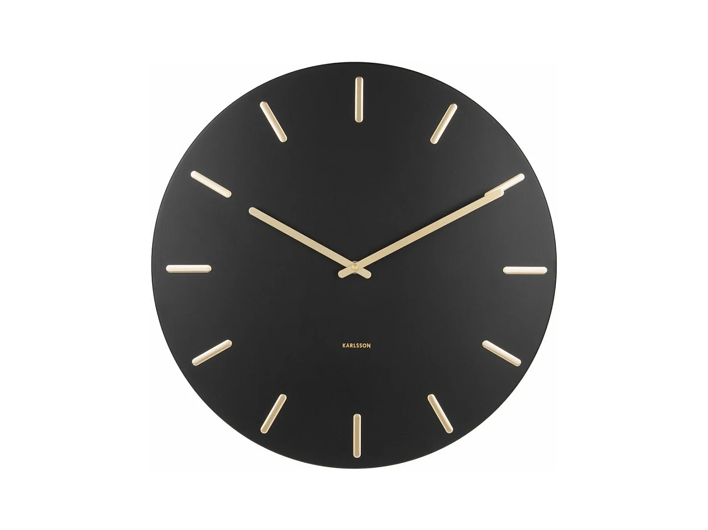 Horloge en métal Charme 45 cm Noir