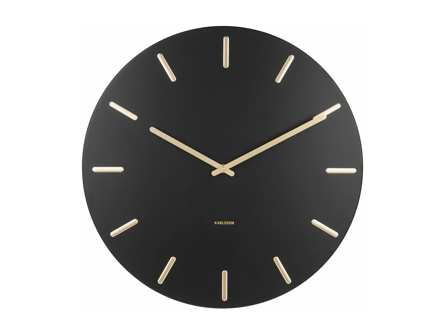 Horloge en métal Charme 45 cm Noir