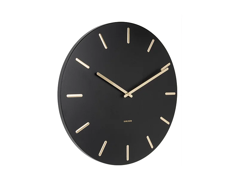 Wandklok Charm - Zwart- Ø45cm