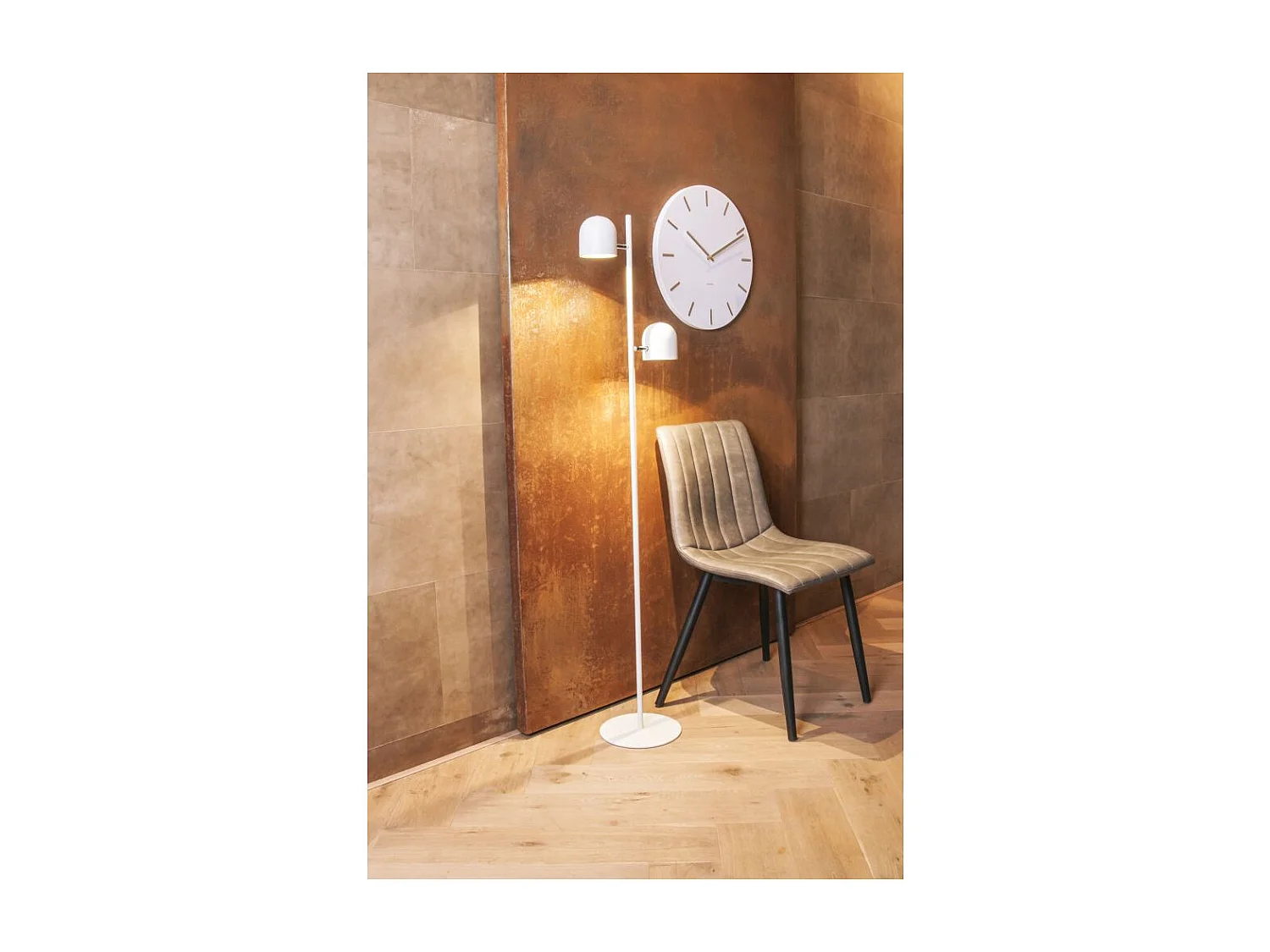 Wandklok Charm - Wit- Ø45cm