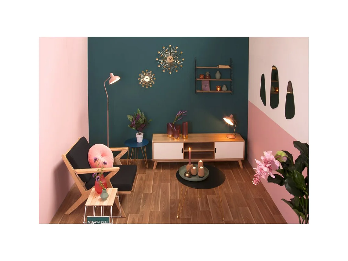 Wandklok Sunburst Large - Goud- Ø50cm