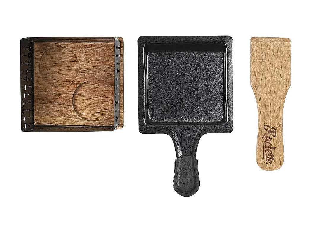 Raclette Individuelle A La Bougie Noir, Marron