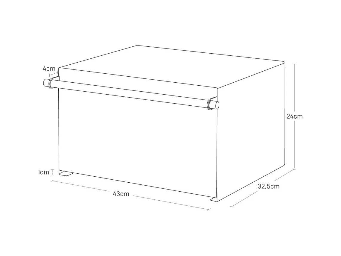 Panera metálica Tosca