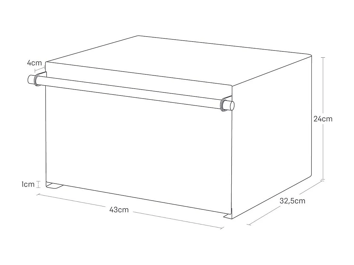 Panera metálica Tosca