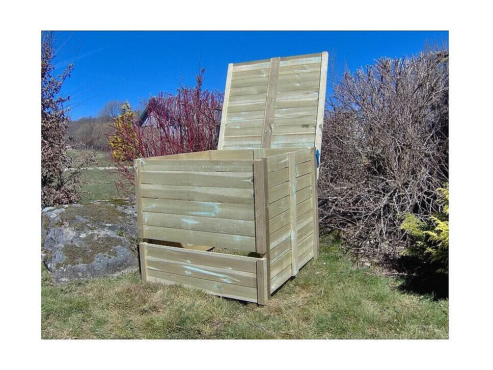 Composteur de jardin 900 litres Douglas du Morvan